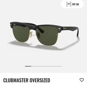 Authentic Ray-Ban Clubmaster Oversized sunglasses